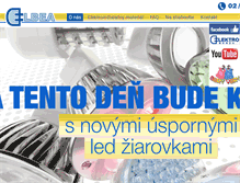 Tablet Screenshot of elbea.sk